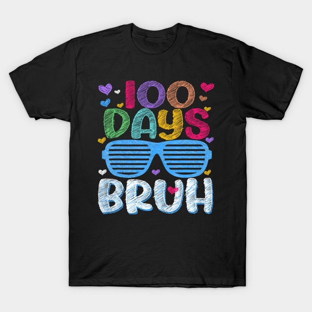 100 days Bruh T-Shirt by Handsley Nguyen